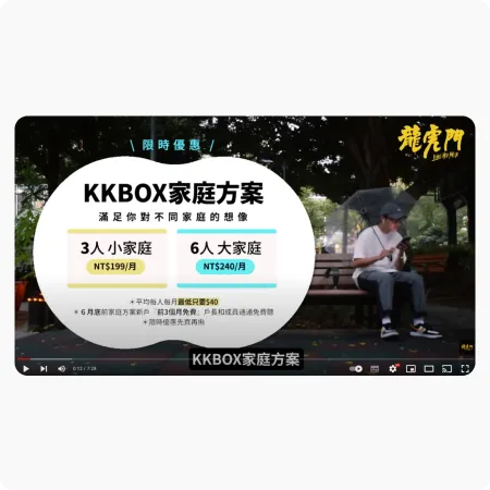 KKBOX-嘻哈龍虎門 YouTube 節目置入