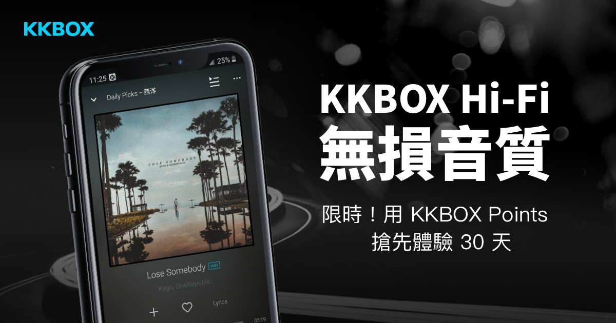 圖 KKBOX Hi-Fi 無損音質 12/7 正式開賣